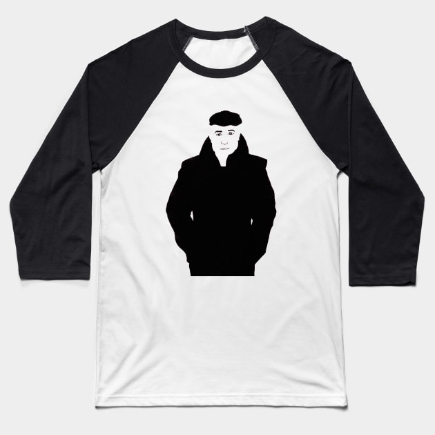 Man in black Baseball T-Shirt by DarkoRikalo86